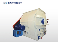 Double Shaft Cattle Breeding Tmr Feed Mixer Suited For Premix Feed Line
